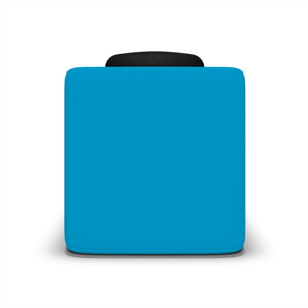Catchbox Plus Bundle - 1 Cube Wurfmikrofon Blau - 1 Clip drahtloses Ansteckmikrofon Grau - mit Wireless Charger - mit Dock-Ladestation
