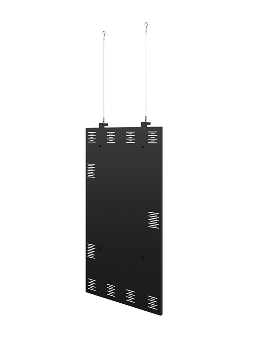 Hagor HP SHF OM55N-S - Drahtseilhalterung zur Deckenmontage - Seillänge max. 5 m - max. 25 kg - passend für Samsung OM55N-S Serie - Schwarz
