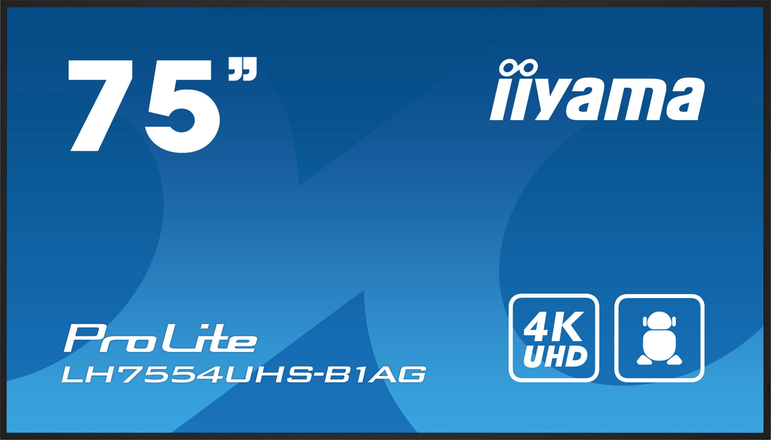 iiyama ProLite LH7554UHS-B1AG - 75 Zoll - 500 cd/m² - Ultra-HD - 3840x2160 Pixel - 24/7 - Android - Display