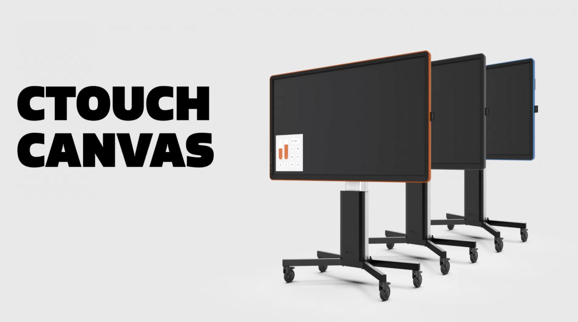 CTOUCH Canvas - 55 Zoll - 350 cd/m² - Ultra-HD - 4K - 3840x2160 - NO-OS-Betriebssystem - 20 Punkt - Touch Display