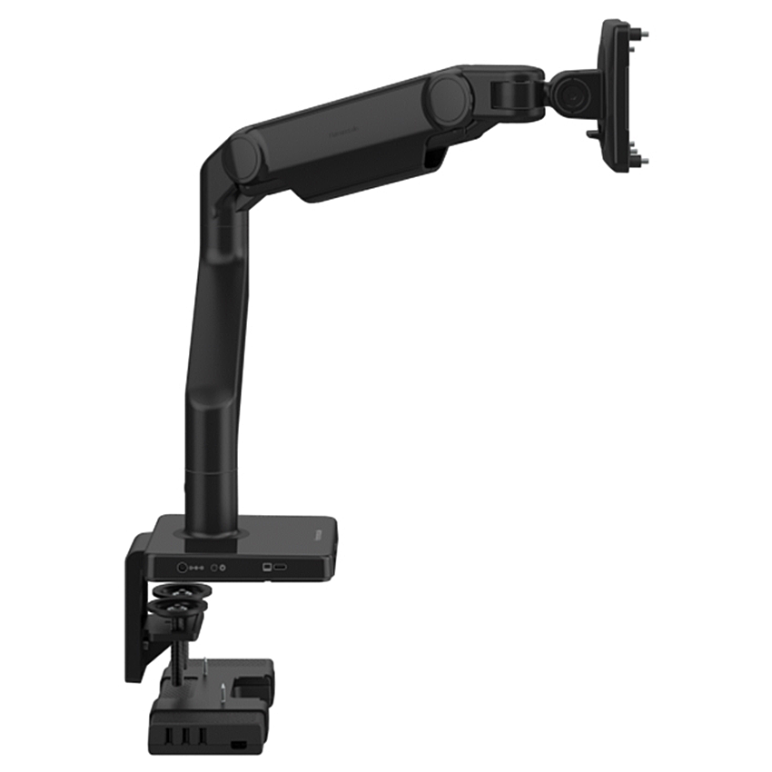 Humanscale M81M2-CBBTBEU - M8.1 monitor arm mounting kit - with M/Connect 2 docking station - for 1 display - black