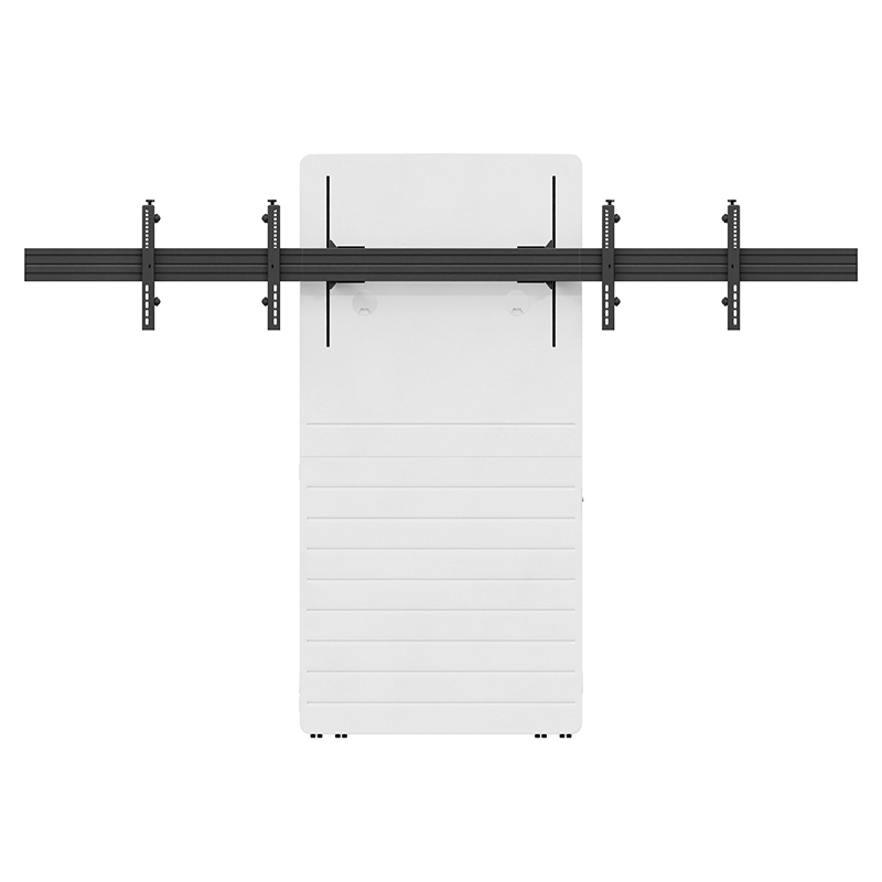 Hagor CON-Line Big W Lift Dual 65 - 75 - electric height-adjustable floor/wall mount - 2x 65-75 inch - side-by-side 50kg - VESA 800x600mm - white