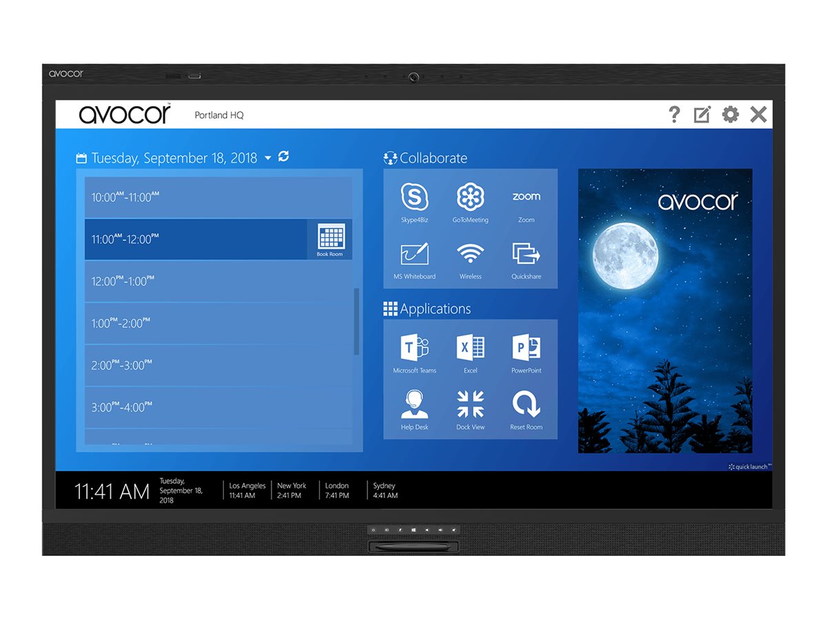 Avocor AVW-6555 - 65 Zoll - 370 cd/m² - Ultra-HD - 3840x2160 - 20 Punkt - Touch Display - WDC