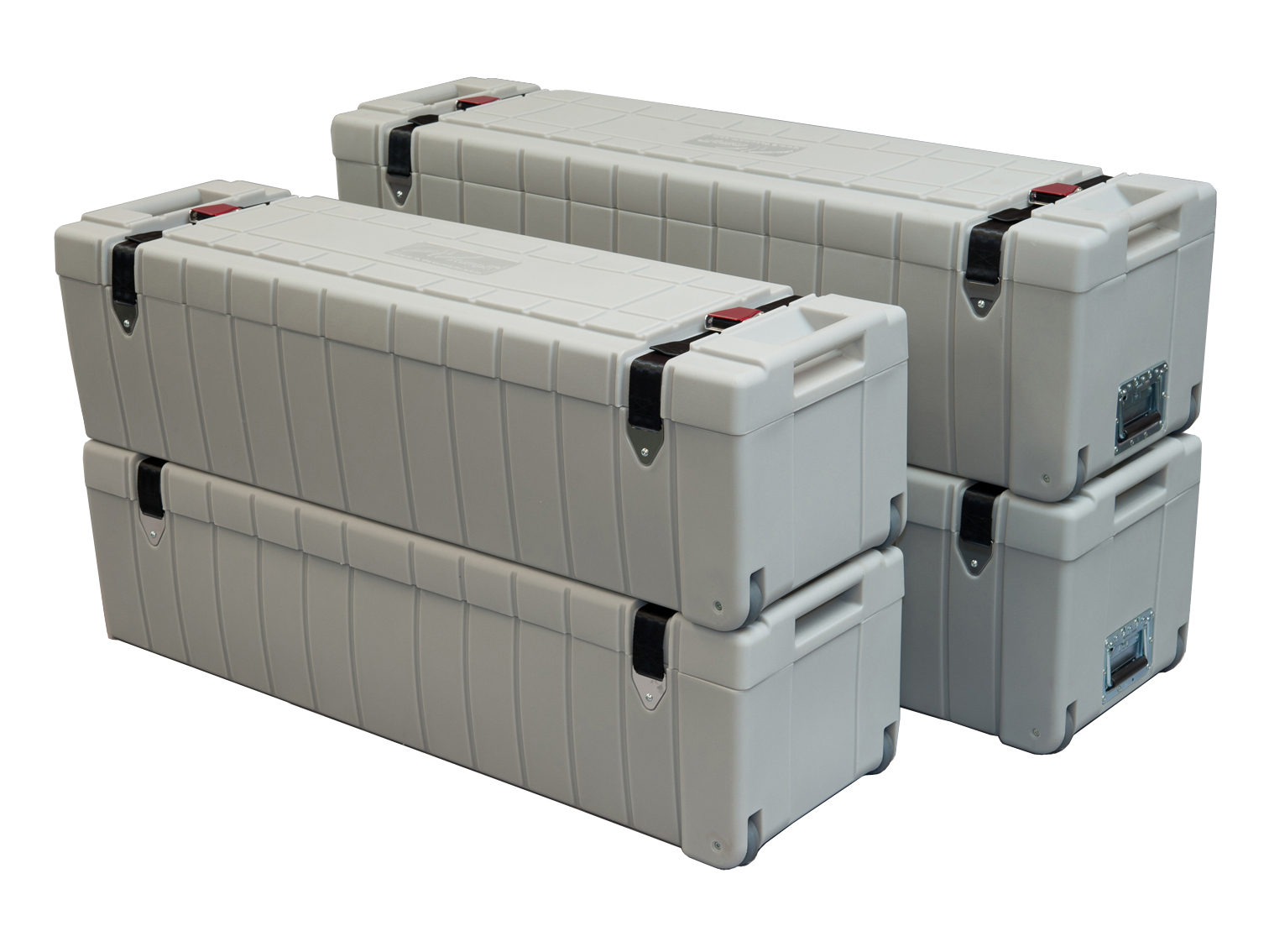 AV STUMPFL Flight Case groß - BFZ-CASE/G/G - stabiler Roll-Koffer für AV STUMPFL Leinwand-Systeme