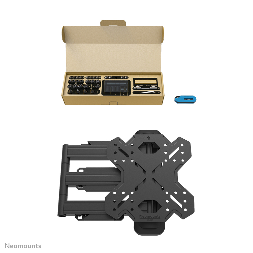 Neomounts WL40S-850BL12 - schwenk- und neigbare Wandhalterung - 32-55 Zoll - VESA 200x200mm - bis 40 kg - Schwarz Neomounts WL40S-850BL12 - schwenk- und neigbare Wandhalterung - 32-55 Zoll - VESA 200x200mm - bis 40 kg - Schwarz