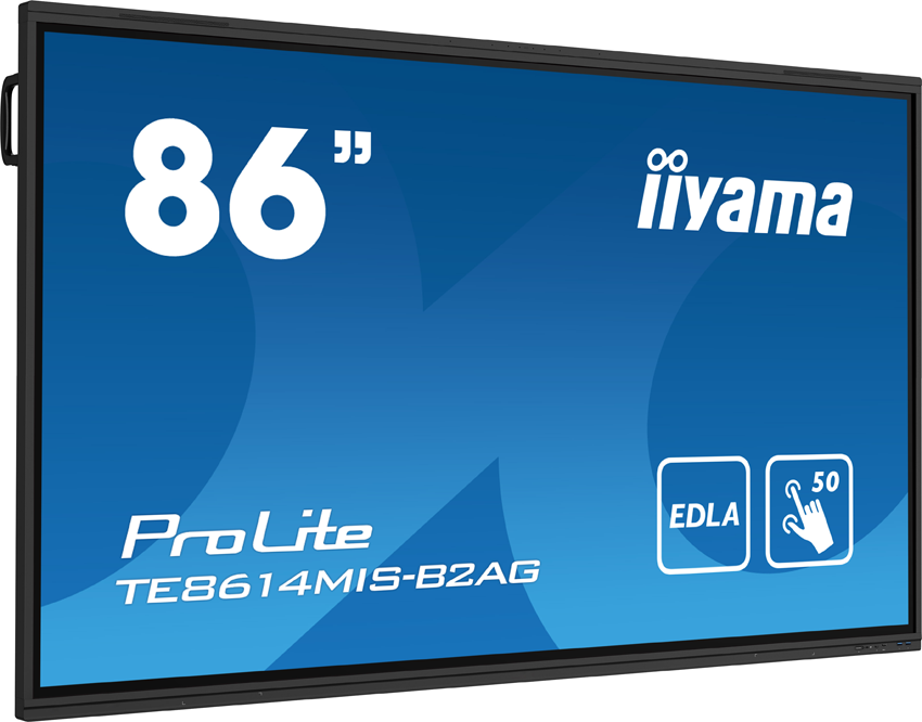 iiyama PROLITE TE8614MIS-B2AG - 86 Zoll - 435 cd/m² - 4K - Ultra-HD - 3840X2160 Pixel - 24/7 - 50 Punkt - Touch Display