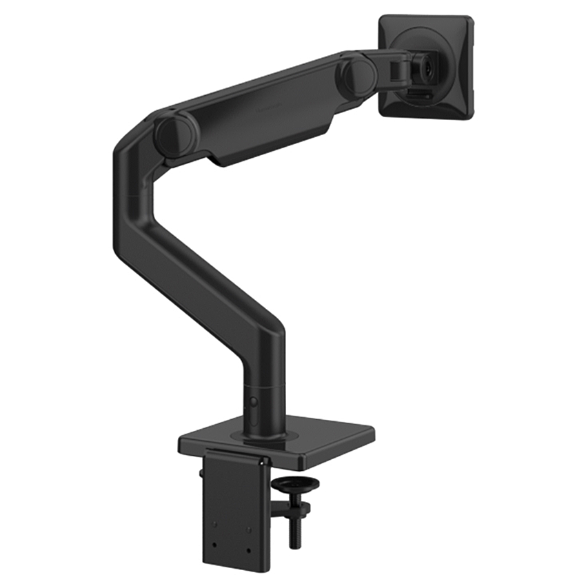Humanscale M81NTNCBBTB - M8.1 monitor arm mounting kit - with standard desk clamp - for 1 display - Black