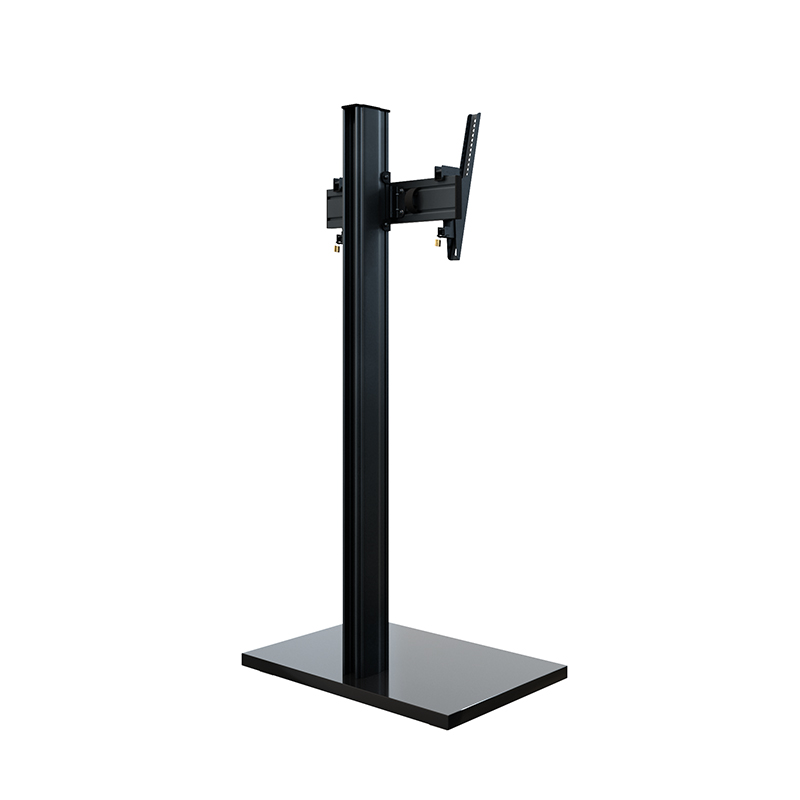 Hagor CPS Elia 160 Floorstand - höhenverstellbarer Standfuß für Displays 46 - 65 Zoll - VESA 400x400mm - bis 40kg - Landscape/Portrait - Schwarz