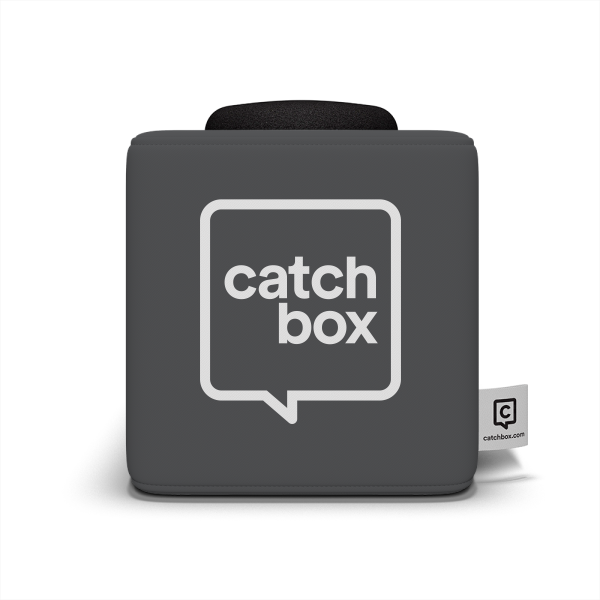 Catchbox Plus - System - 2 Channel - 1 x Cube (Wurfmikro) und 1 x Clip (Ansteckmikro) und 1 x Cube und Clip drahtlose Ladestation - Standardfarbe - Version 2024