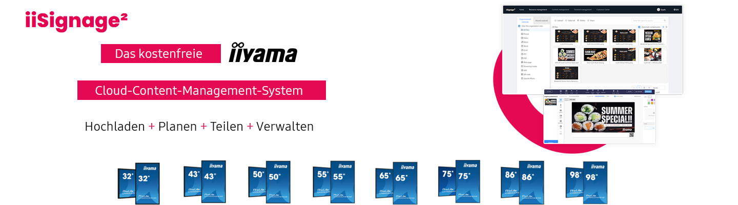 iiyama UC CAM180UM-1 - 4K Panorama-Webcam - 12MP - USB - Mikrofon - 180° Sichtfeld - Auto-Tracking und -Framing - kleine und mittelgroße Räume