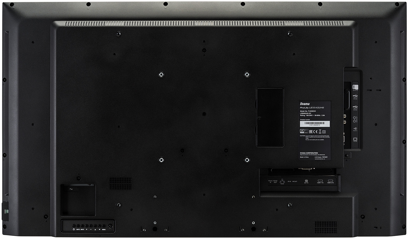 iiyama ProLite LE5540UHS-B1 - 55 Zoll - 350 cd/m² - Ultra-HD - 3840x2160 Pixel - 18/7 - Android - Display