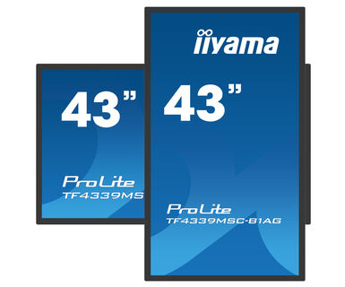 iiyama ProLite TF4339MSC-B1AG - 43 Zoll - 400cd/m² - Full-HD - 1920x1080 Pixel - 12 Punkt - Multitouch Display