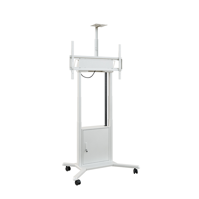 Hagor HP Twin Lift M-W - mobile, electrically height-adjustable lift system - 55-86 inch - VESA 900x600mm - up to 120kg - White
