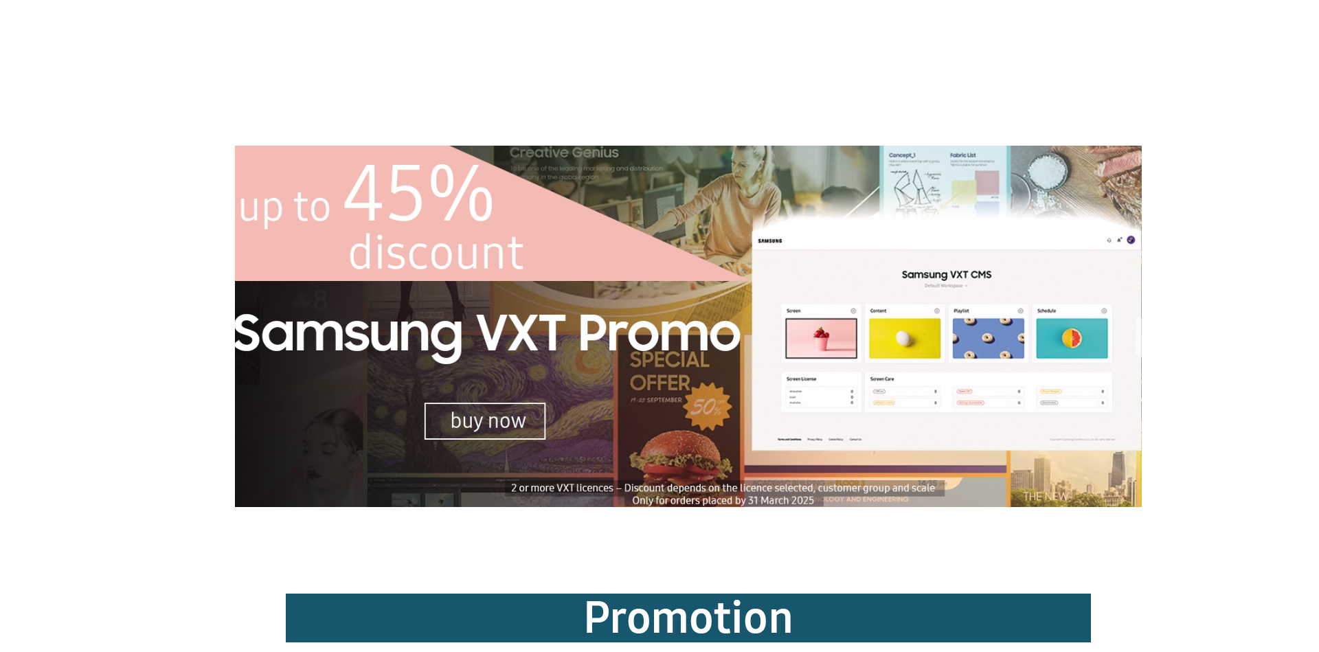 Promo-Aktion Samsung VX-RSY - VXT Standard (RM) - Remotemanagement - 12 Monate Laufzeit - nur für Neukunden bis 31.03.2025