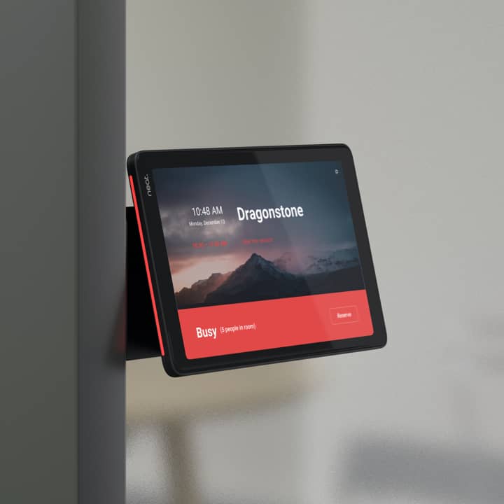 Neat Pad Controller / Room Booking Display for Zoom and MS Teams - 8 inch touch screen for Neat Board