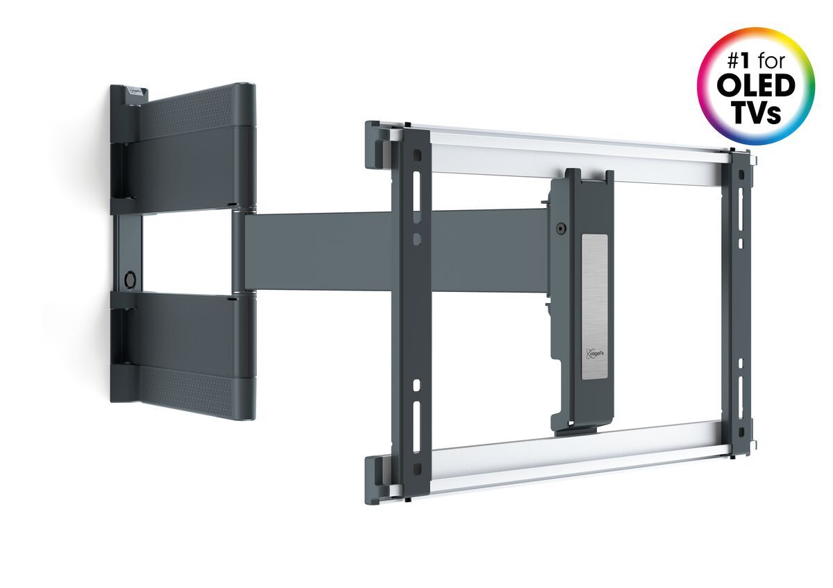 VOGELS ExtraTHIN 546 - schwenkbare Wandhalterung für OLED-Displays von 40  bis 65 Zoll - VESA 400x400mm - bis 30kg - Schwarz