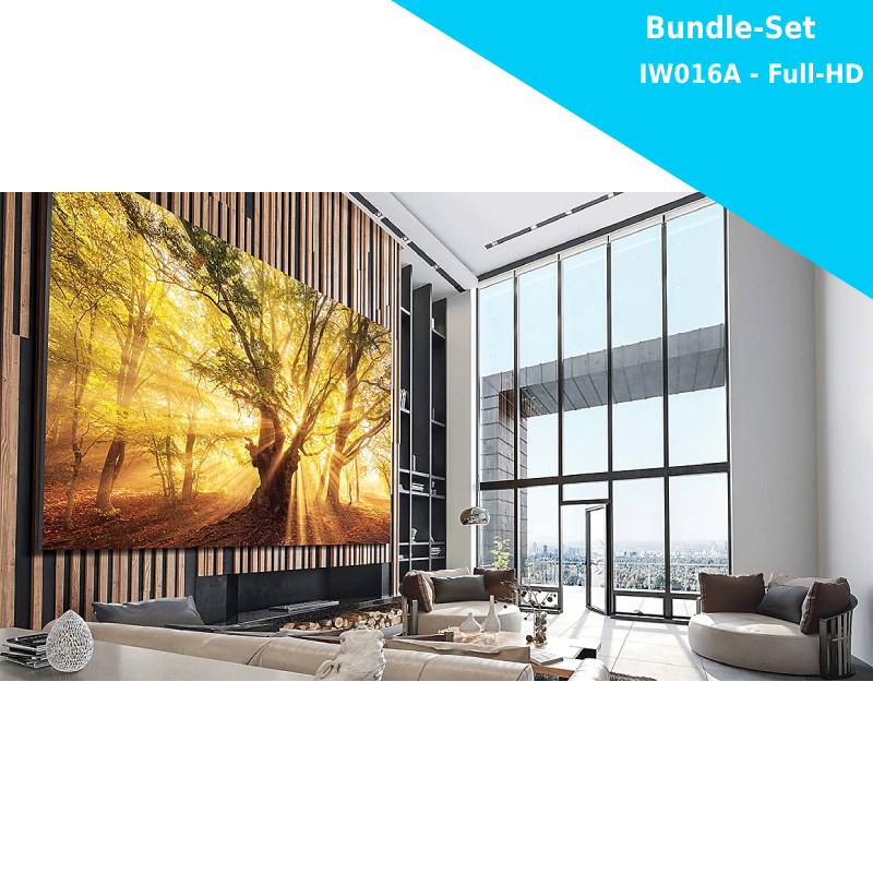 Samsung The Wall for Business IW016A - LED Bundle Komplettpaket Full-HD - 1920x1080 Pixel - 146 Zoll - 1.68mm PP - inkl. Halterung und Montagewerkzeug