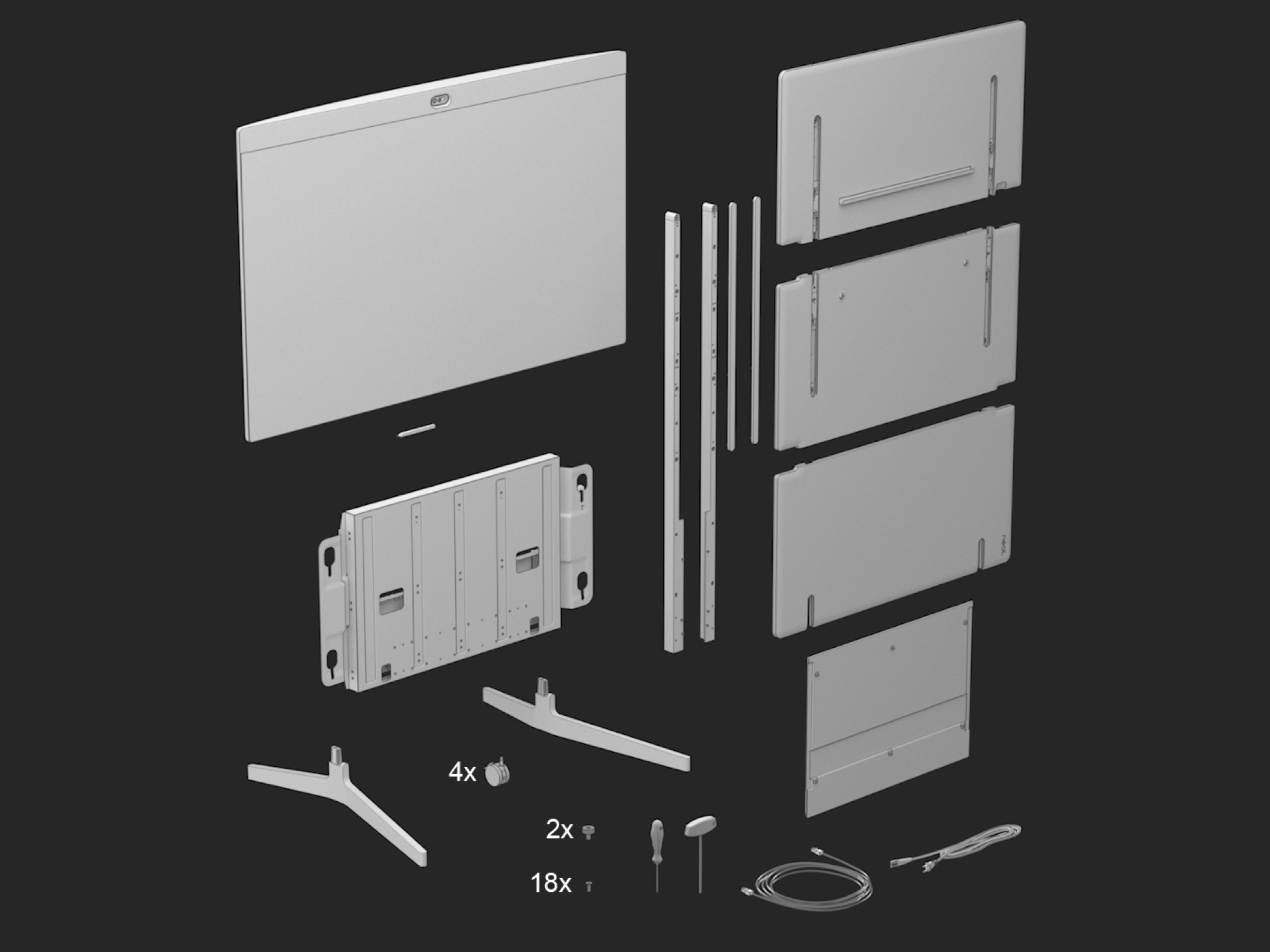 Neat Board Pro Adaptiv Stand - Trolley for Neat Board Pro