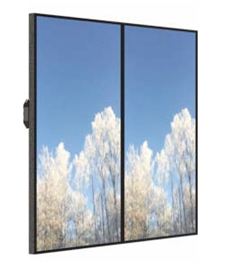 HI-ND VR3200-5201 - Video Row Portrait - Menuboards 2x32 - 32 inch - for Samsung 32 inch - Grey