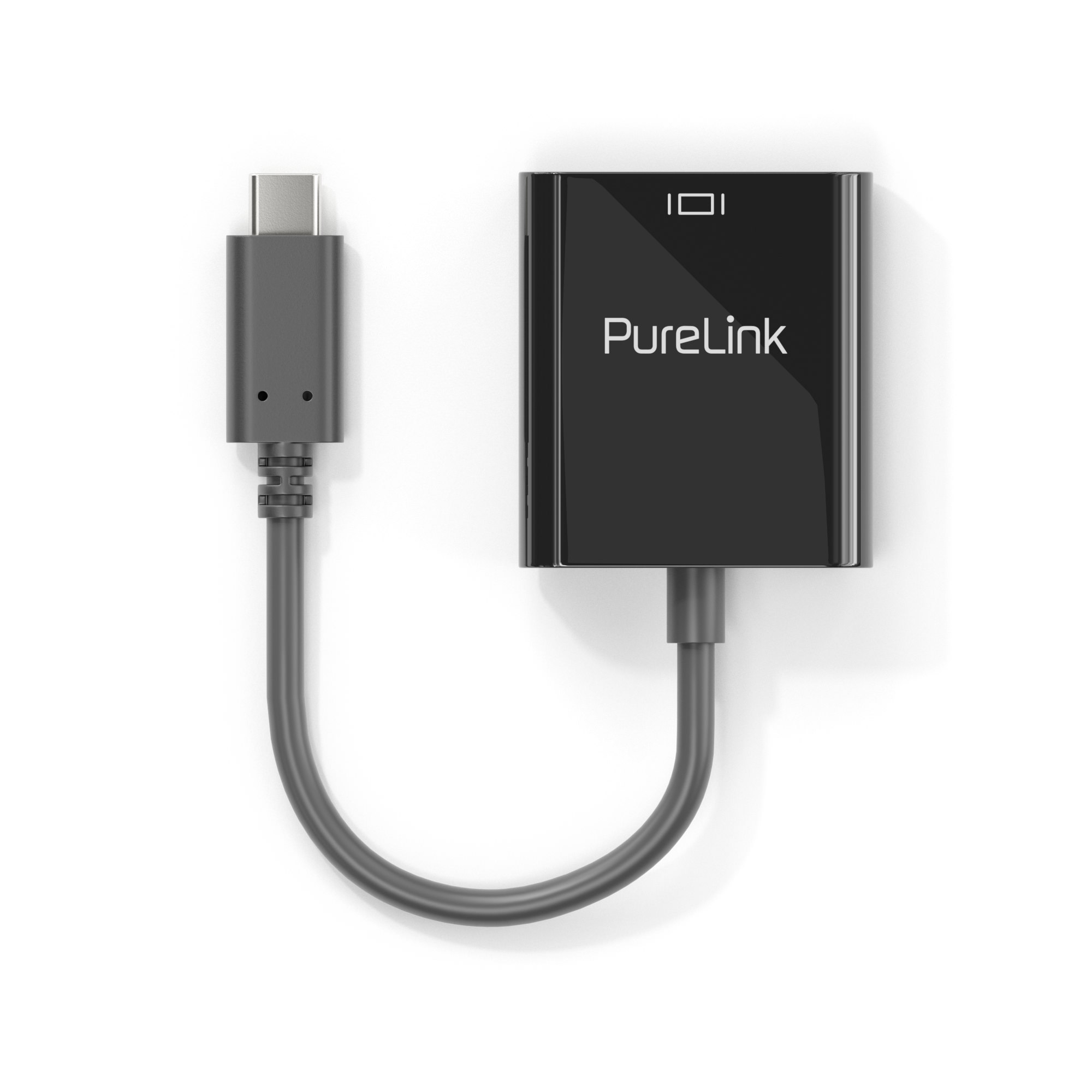 PureLink IS181 Premium 4K USB-C auf HDMI Adapter - 0,10m - Schwarz