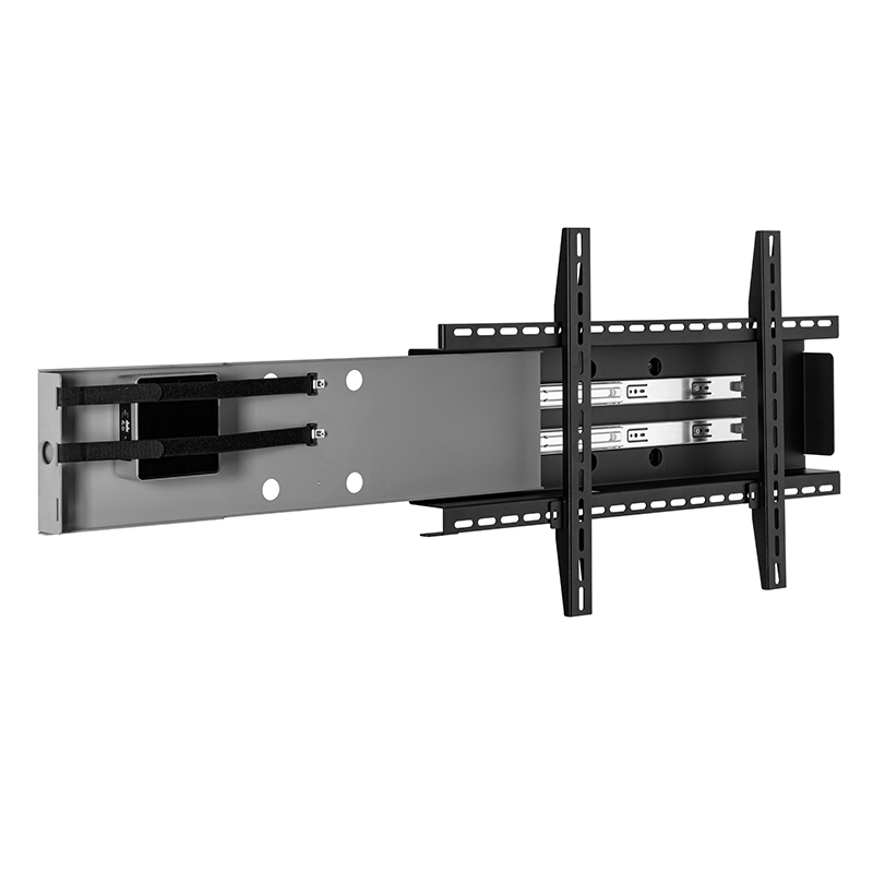 Hagor WH 75 FPC - fixe Wandhalterung mit PC-Fach für Displays von 40 bis 65 Zoll - VESA 600x400 - bis 80kg - Schwarz