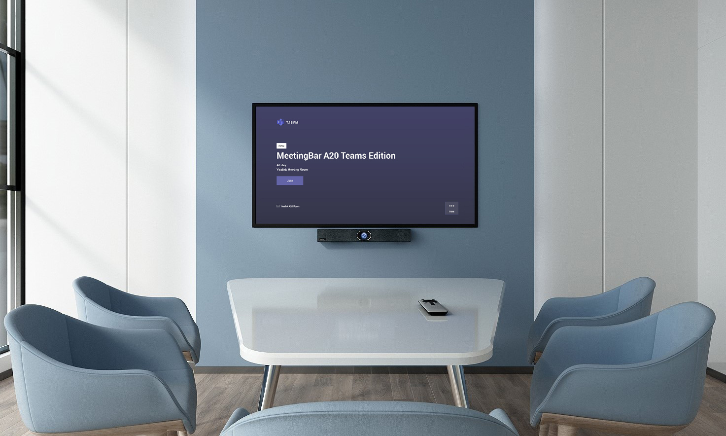 Yealink MeetingBar A20-010-TEAMS - All-in-One Android Video Collaboration Bar - für kleine Räume - Microsoft Teams Rooms