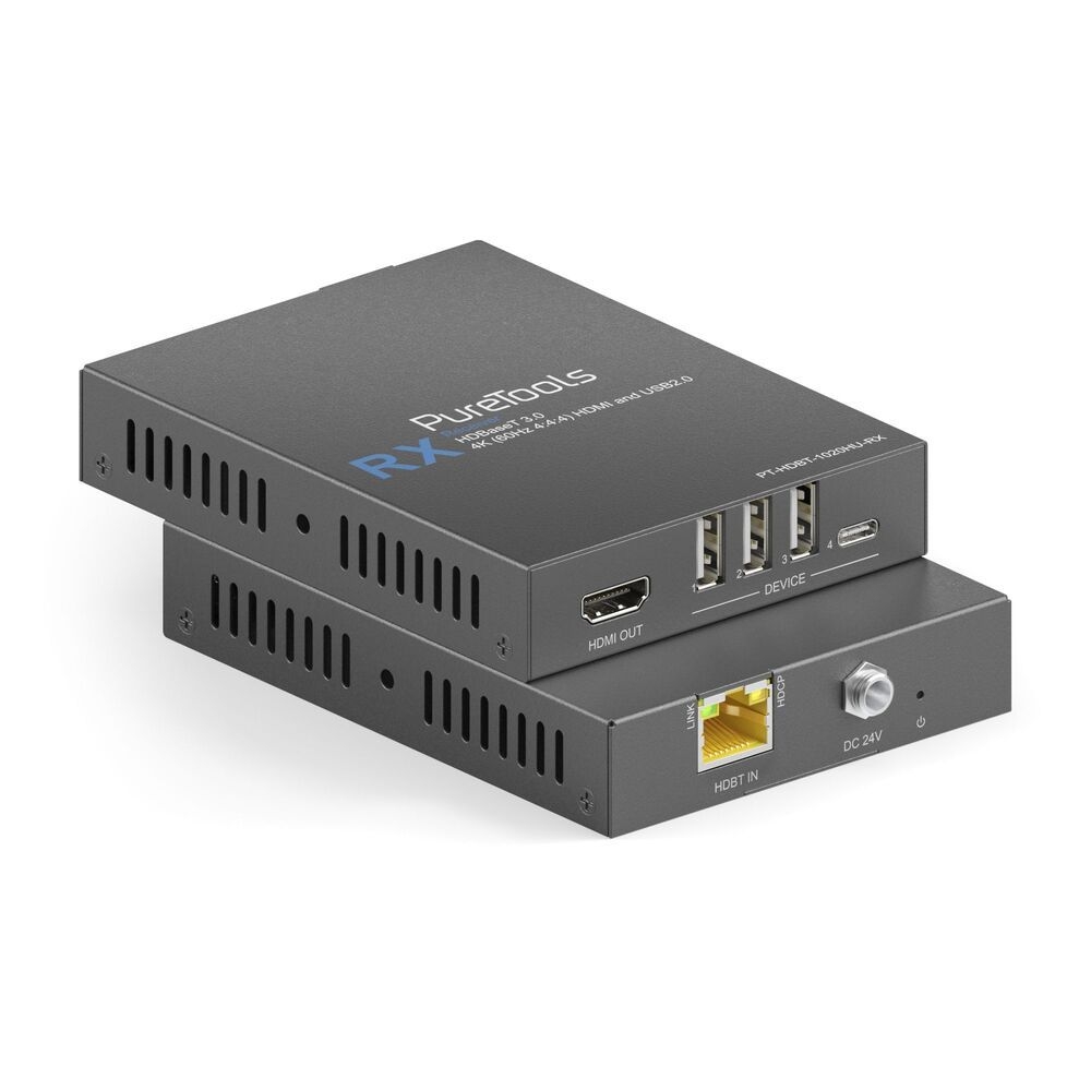 PureTools PT-HDBT-1020HU-RX - HDBaseT 3.0 HDMI- und USB 2.0 Receiver