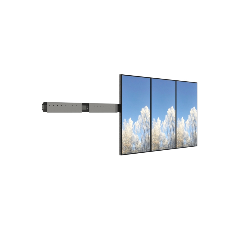 HI-ND VR5500-5501 - Video Row Portrait - Menuboards 5x55 - 55 inch - for Samsung 55 inch - Grey