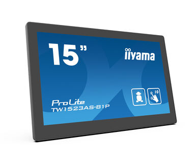 iiyama ProLite TW1523AS-B1P - 15,6 Zoll - Touch - 385cd/m² - Full-HD - 1920x1080 Pixel - 24/7 - WiFi