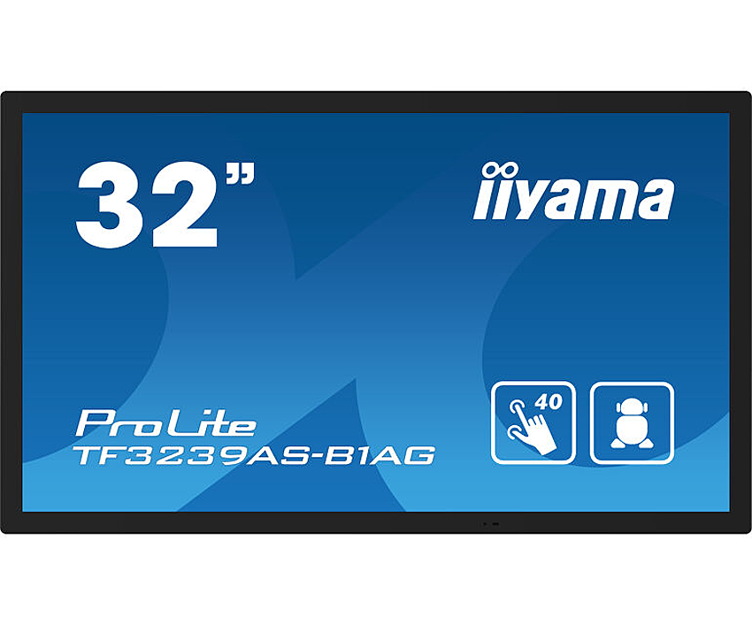 iiyama ProLite TF3239AS-B1AG - 32 Zoll - 435 cd/m² - Full-HD - 1920x1080 Pixel - Open Frame - 40 Punkt - Multi Touch Display 