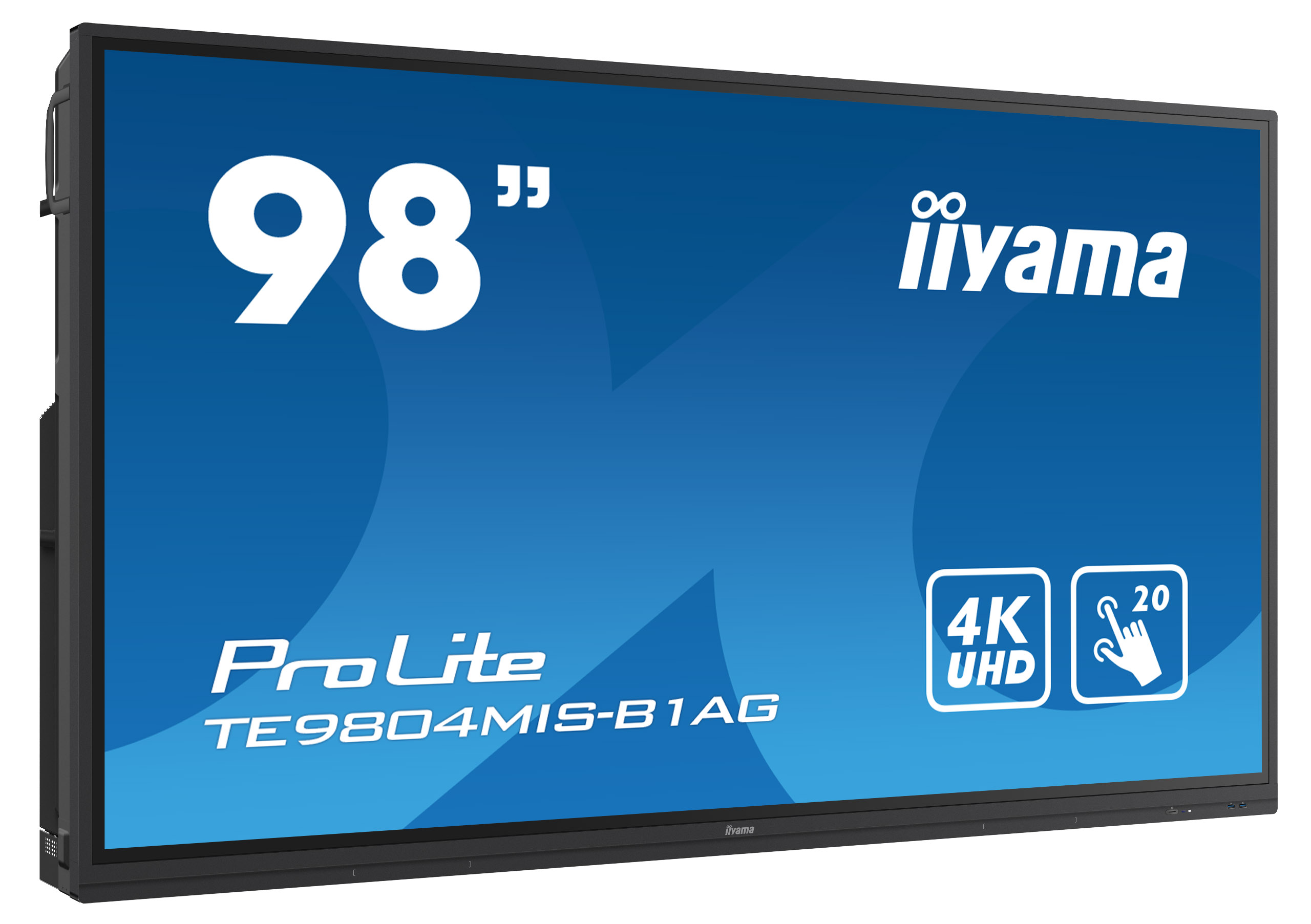 iiyama ProLite TE9804MIS-B1AG - 98 Zoll - 400 cd/m² - Ultra-HD - 3840x2160 Pixel - 20 Punkt Multitouch Display