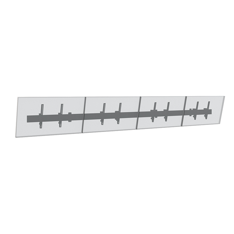 Hagor CPS MENUBOARD W4L - Wandhalterung - 4 x 46-65 Zoll - VESA 600x400mm - bis 200kg - Schwarz