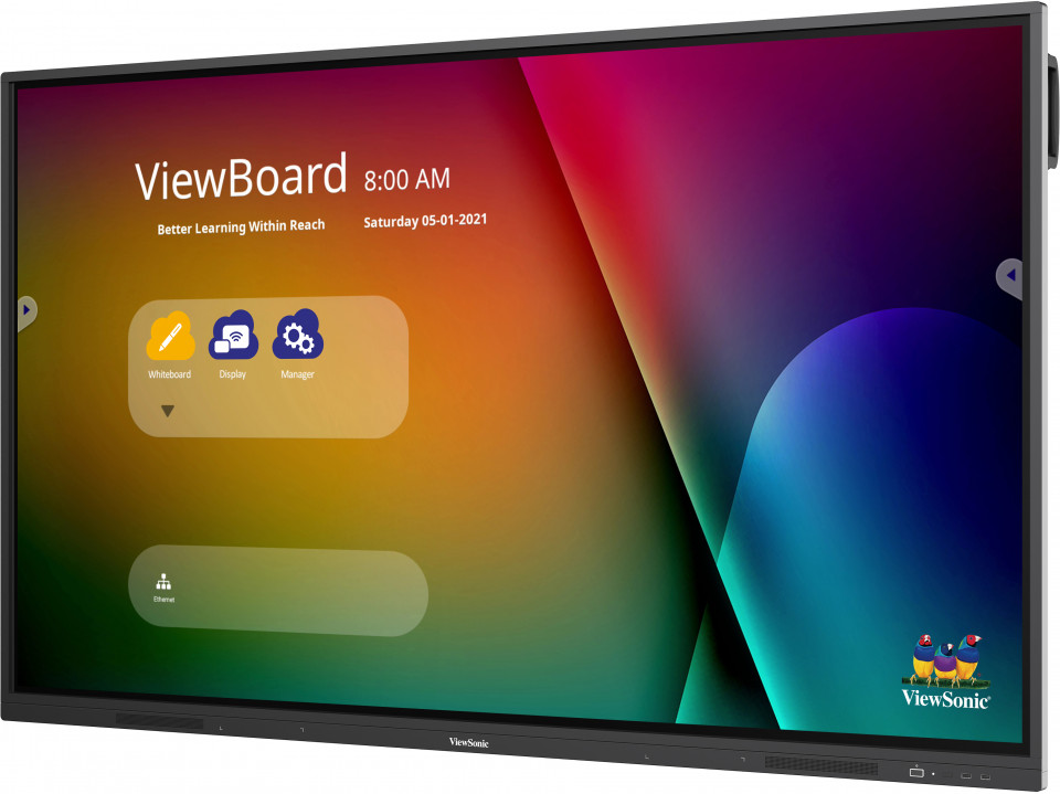 ViewSonic IFP7532-2 - 75 inch - 350 cd/m² - Ultra-HD - 4K - 3840x2160 - Android - 32GB - 20 point - Multi Touch Display