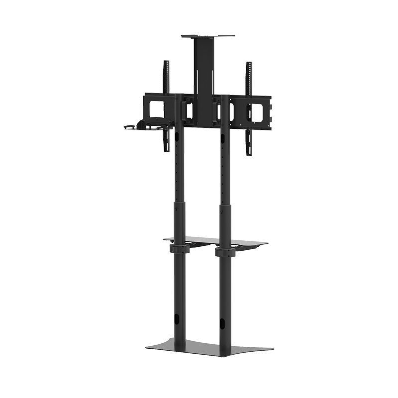 Hagor Braclabs Stand Floorbase HD - Height adjustable heavy duty stand system - 65-100 inch - VESA 1000x600mm - max. 100 kg - Black