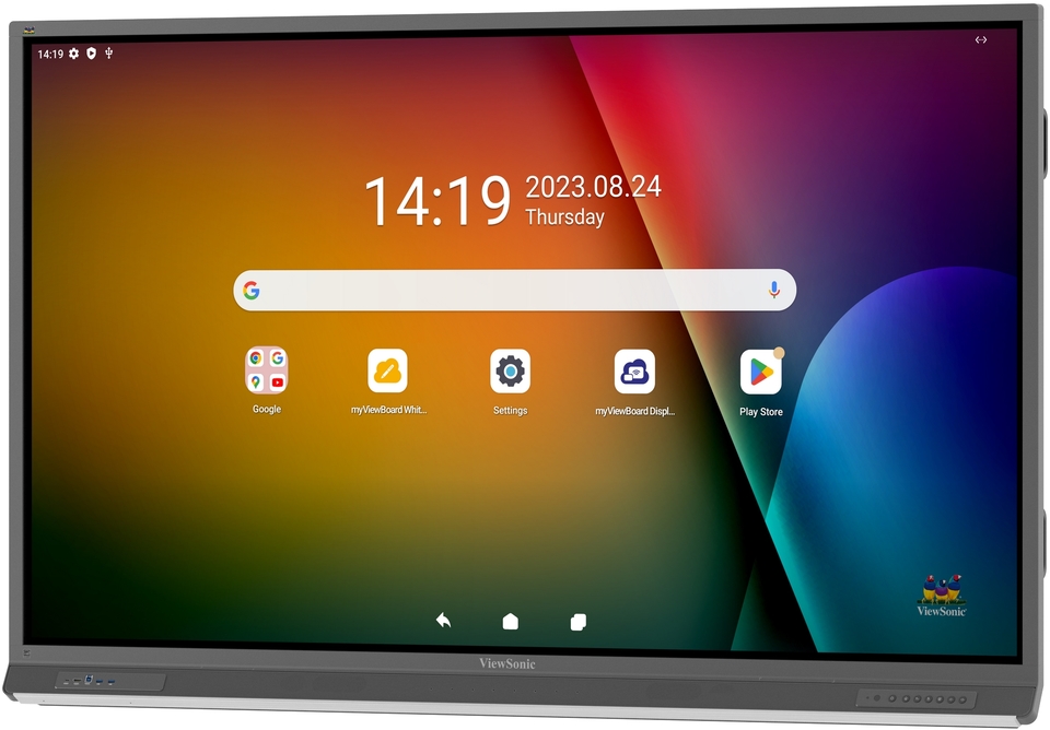 ViewSonic IFP7552-2F - 75 Zoll - 450 cd/m² - 4K - Ultra-HD - 3840x2160 Pixel - 40 Punkt - Android 13 - Touch Display
