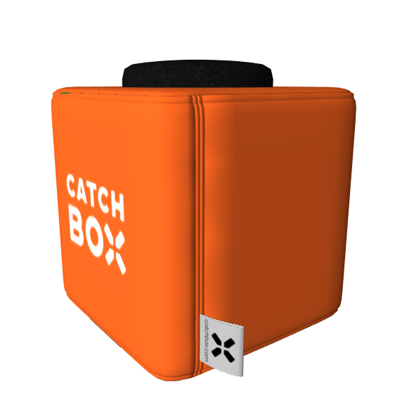 #Catchbox Plus Litter Microphone - Orange - 1 microphone - without charging station