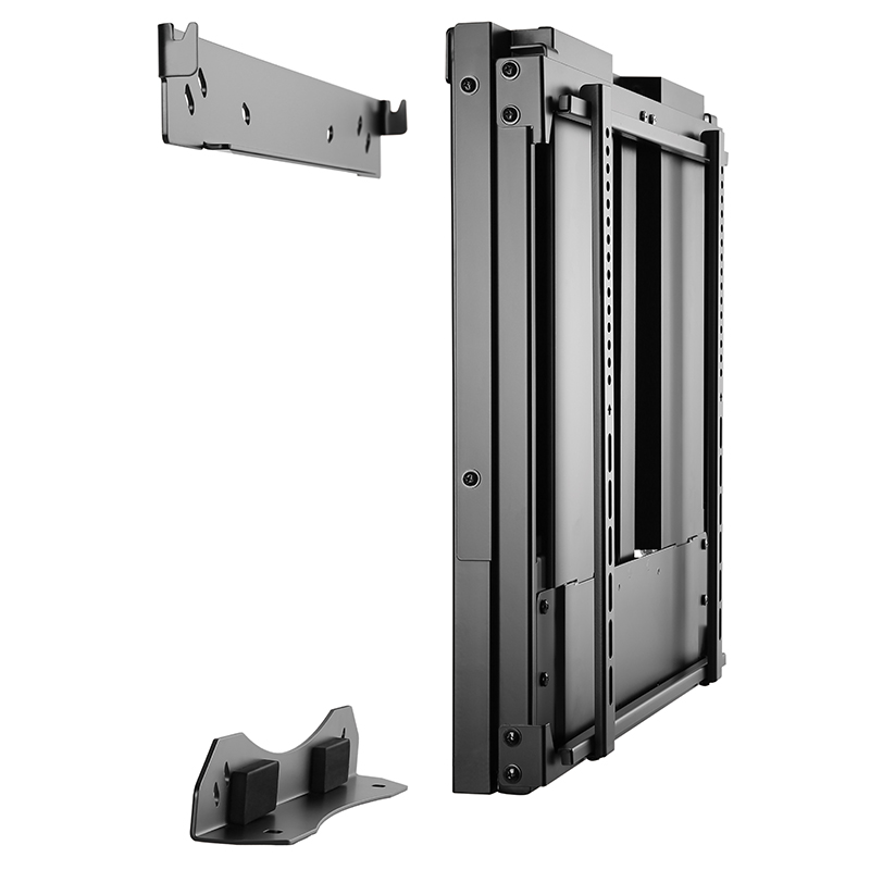 Hagor HP Counterbalanced Wall - höhenverstellbare Wandhalterung - Tafelprinzip - für Displays 55 - 75 Zoll - 40 - 60 kg - VESA 800x400mm - Schwarz