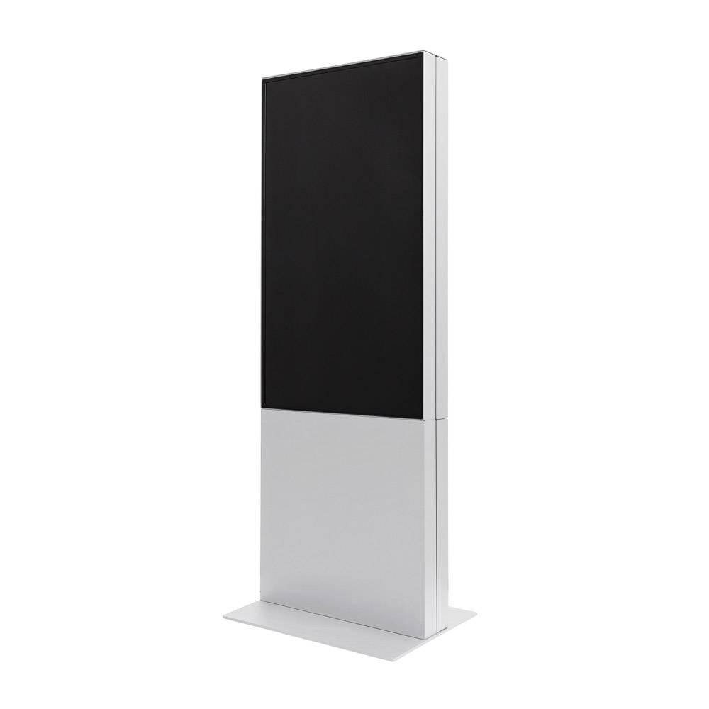 Smart Line Digital info stele double-sided - 50 inch - Samsung QM50C inch signage display - 500cd/m² - UHD - White - Kiosk