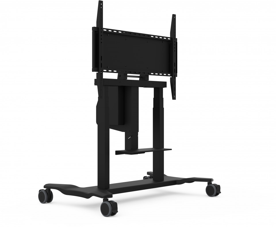 ViewSonic VB-STND-008 - electric height adjustable trolley - mount with tilt function - 65-86 inch - up to 75kg - VESA max. 800x600mm - black