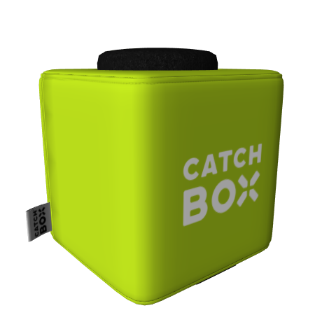 #Catchbox Plus Litter Microphone - Yellow - 1 microphone - without charging station