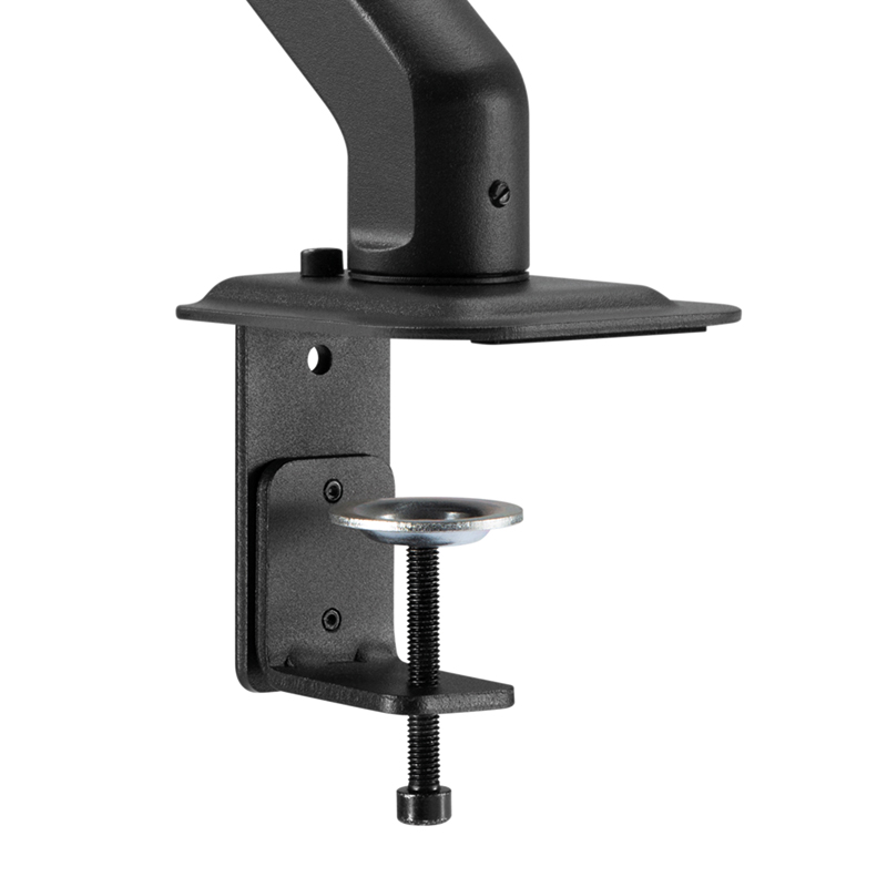 Hagor Easy Flex Single - vollbewegliche Tischhalterung - 17-27 Zoll - 2-7 kg - VESA 100x100mm - Schwarz