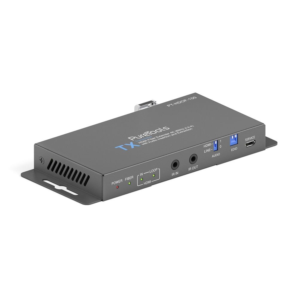 PureLink PureTools PT-HDOF-100 - Singlemode-Glasfaser HDMI-Extender Set - 4K 60Hz - HDCP 2.2 mit HDMI Loop out