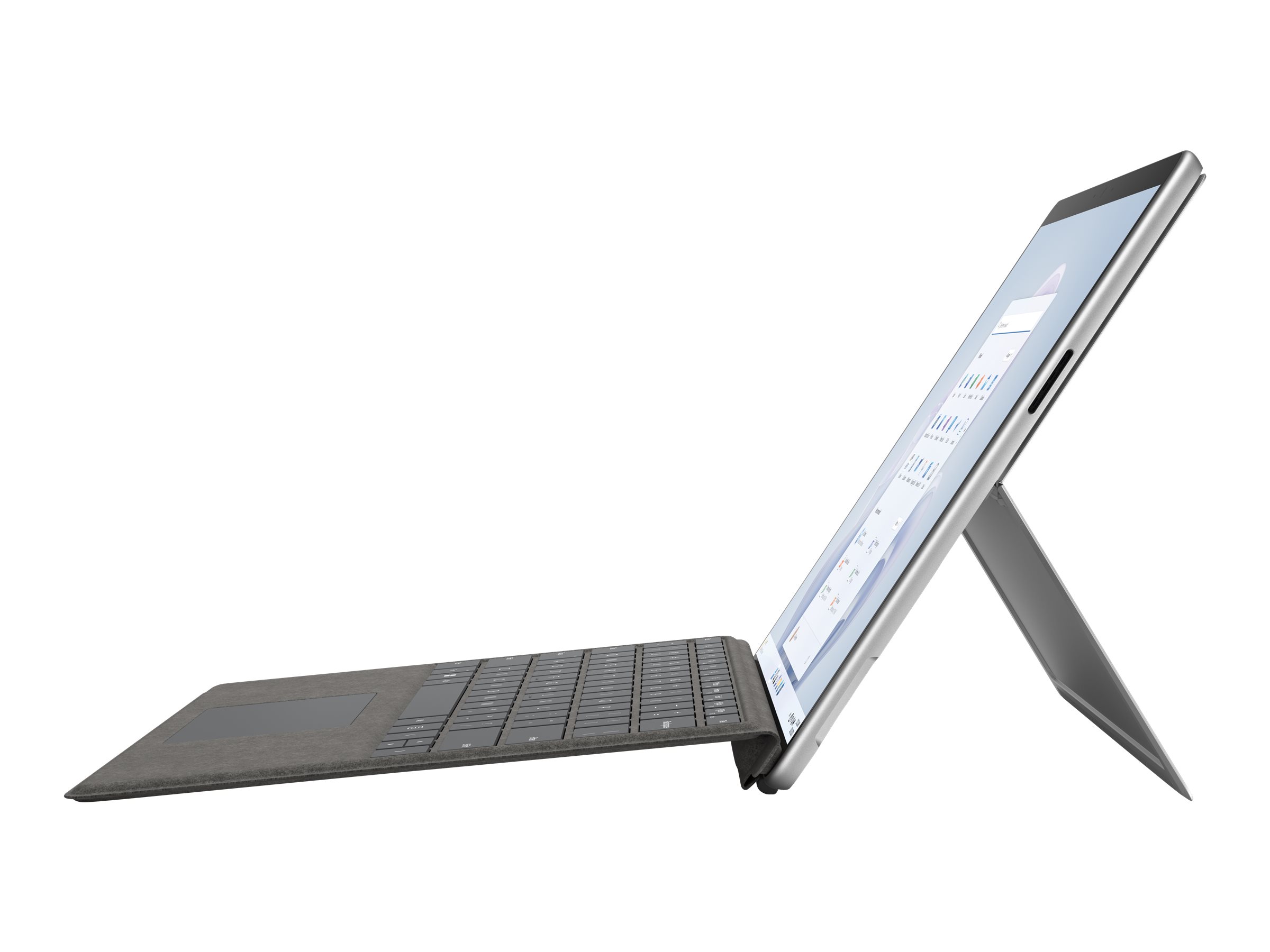 Microsoft Surface Pro 9 for Business - Tablet - Intel Core i5 1245U / 1.6 GHz - Evo - Win 11 Pro - Intel Iris Xe Grafikkarte - 16 GB RAM - 256 GB SSD - 33 cm (13") - Platinum
