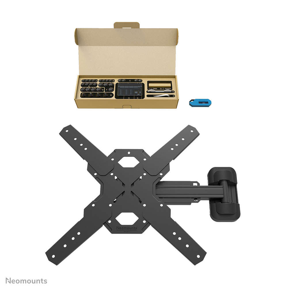 Neomounts WL40S-840BL14 - schwenk- und neigbare Wandhalterung - 32-65 Zoll - VESA 400x400mm - bis 40 kg - Schwarz Neomounts WL40S-840BL14 - schwenk- und neigbare Wandhalterung - 32-65 Zoll - VESA 400x400mm - bis 40 kg - Schwarz