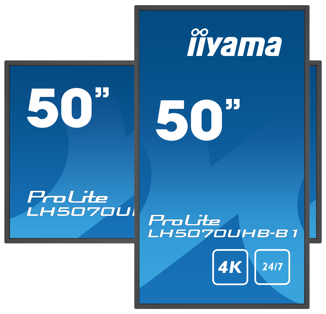 iiyama ProLite LH5070UHB-B1 - 50 inch - 700 cd/m² - Ultra-HD - 3840x2160 pixel - 24/7 - Android 9 - Display