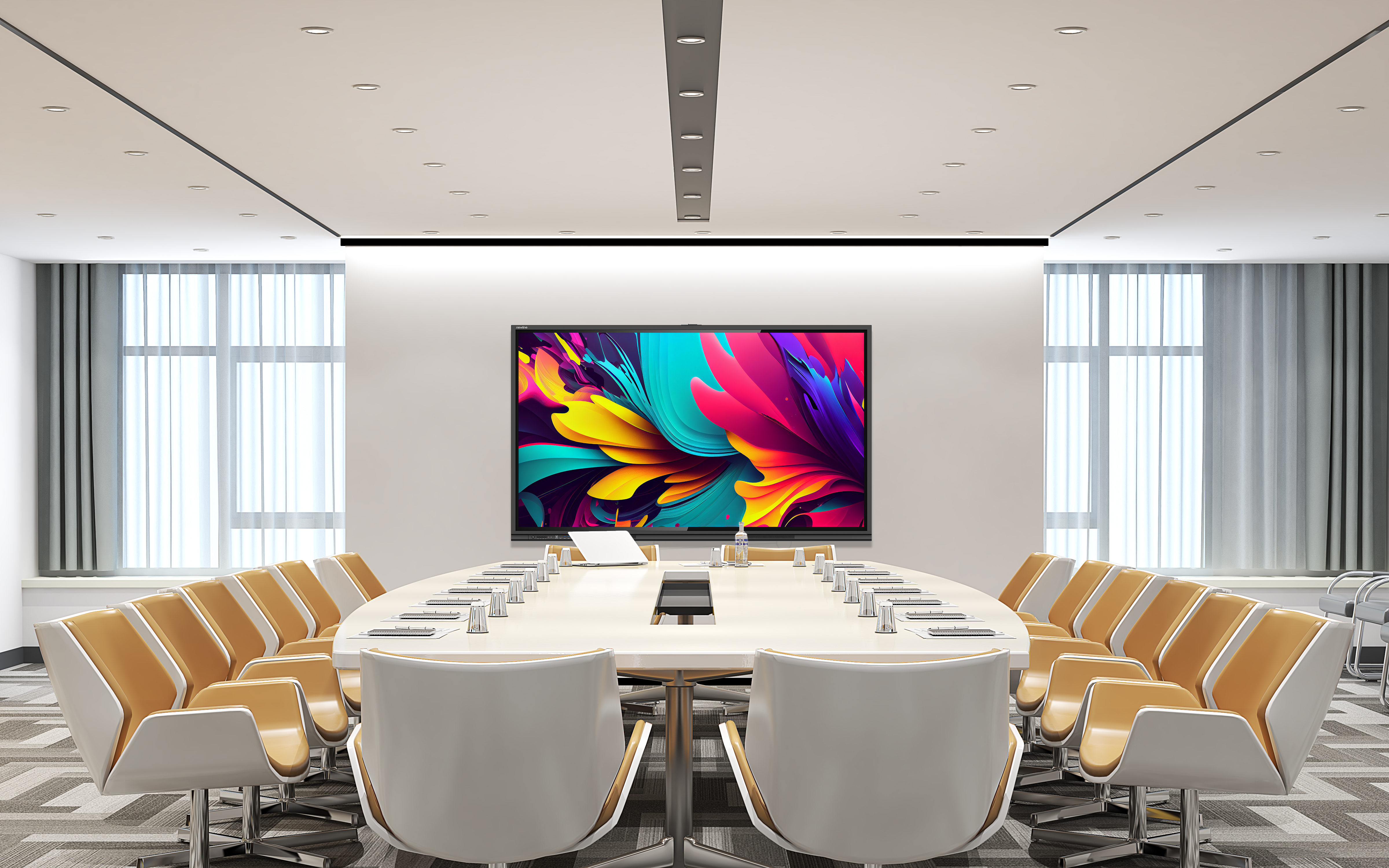 NewLine TT-6523C - 65 Zoll - 450 cd/m² - 4K - Ultra-HD - 3840x2160 Pixel - 40/20 Punkt - Touch-Display - NoOS - C-Serie