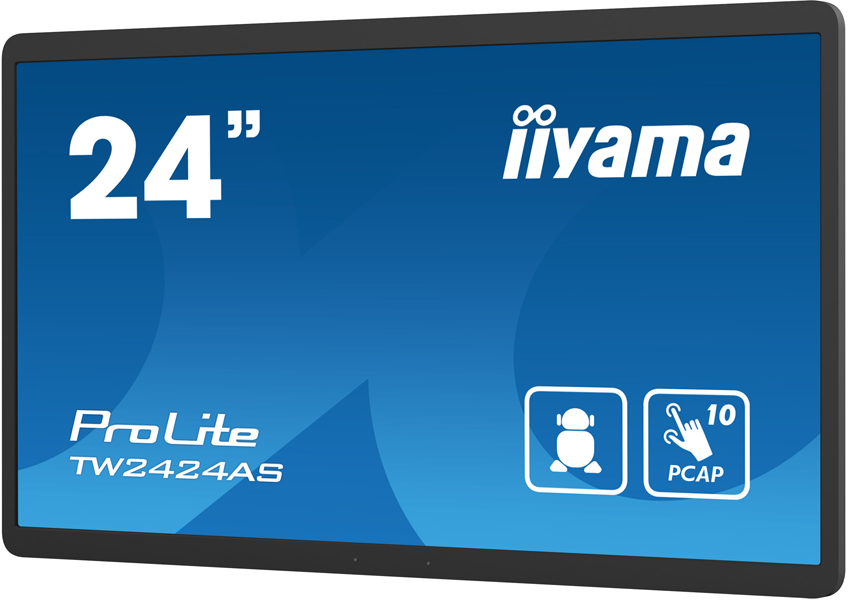 iiyama ProLite TW2424AS-B1 - 24 Zoll - 250 cd/m² - Full-HD - 1920x1080 Pixel - Android 12 mit GMS - WiFi - 10 Punkt - Touch Display