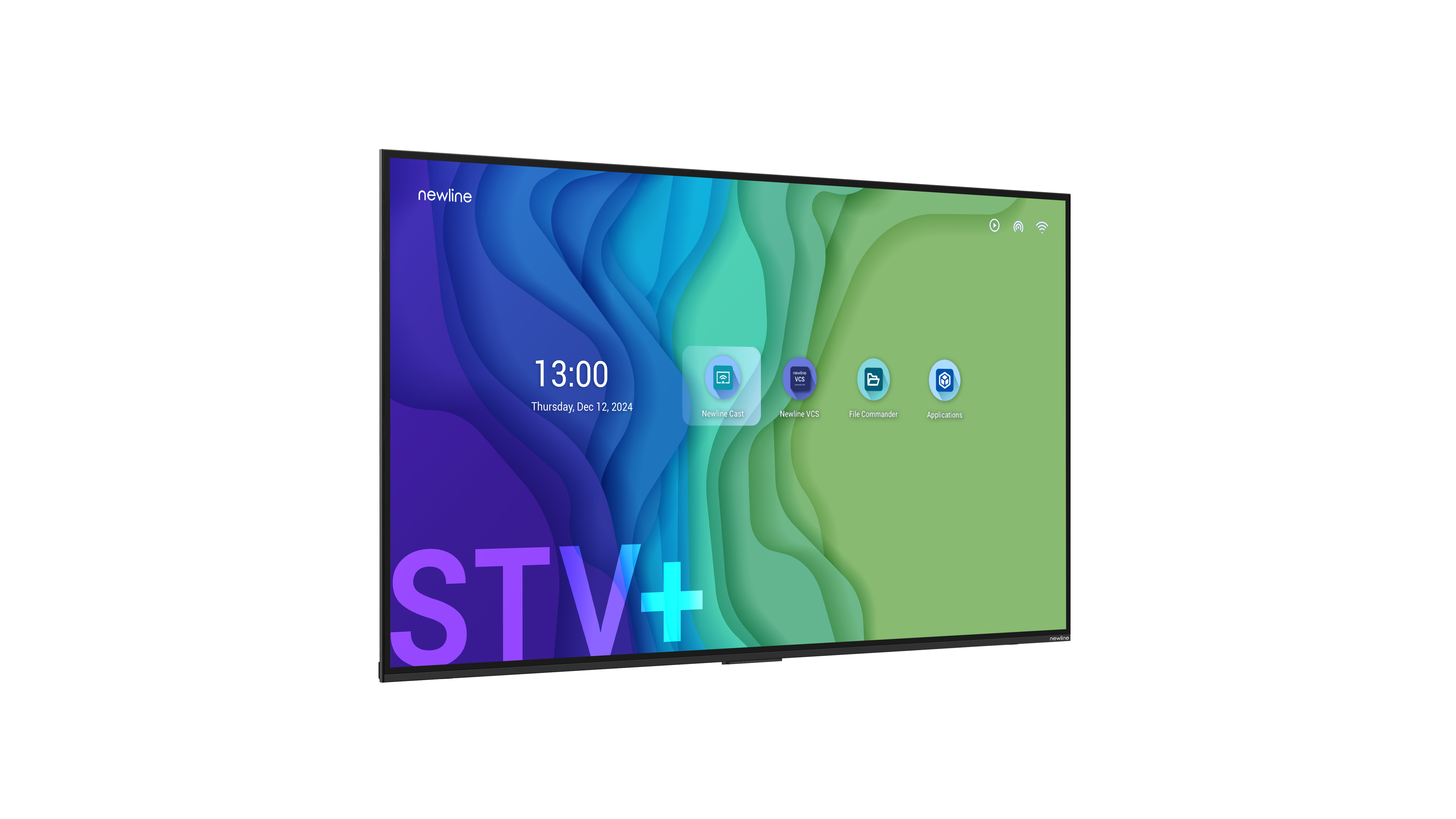 NewLine STV+ STV-9824-PLUS - 98 inch - 450 cd/m² - 4K - Ultra-HD - 3840x2160 pixels - 24/7 - Android 14 - Display