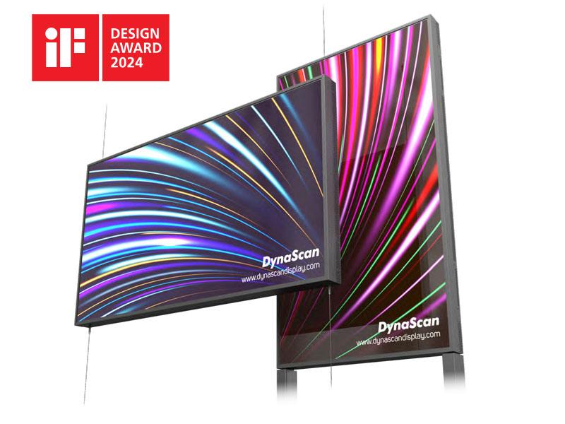 DynaScan DW551LR5 - 55 inch - 4000 cd/m² - FullHD - 1920x1080 pixels - 24/7 - Shop window display