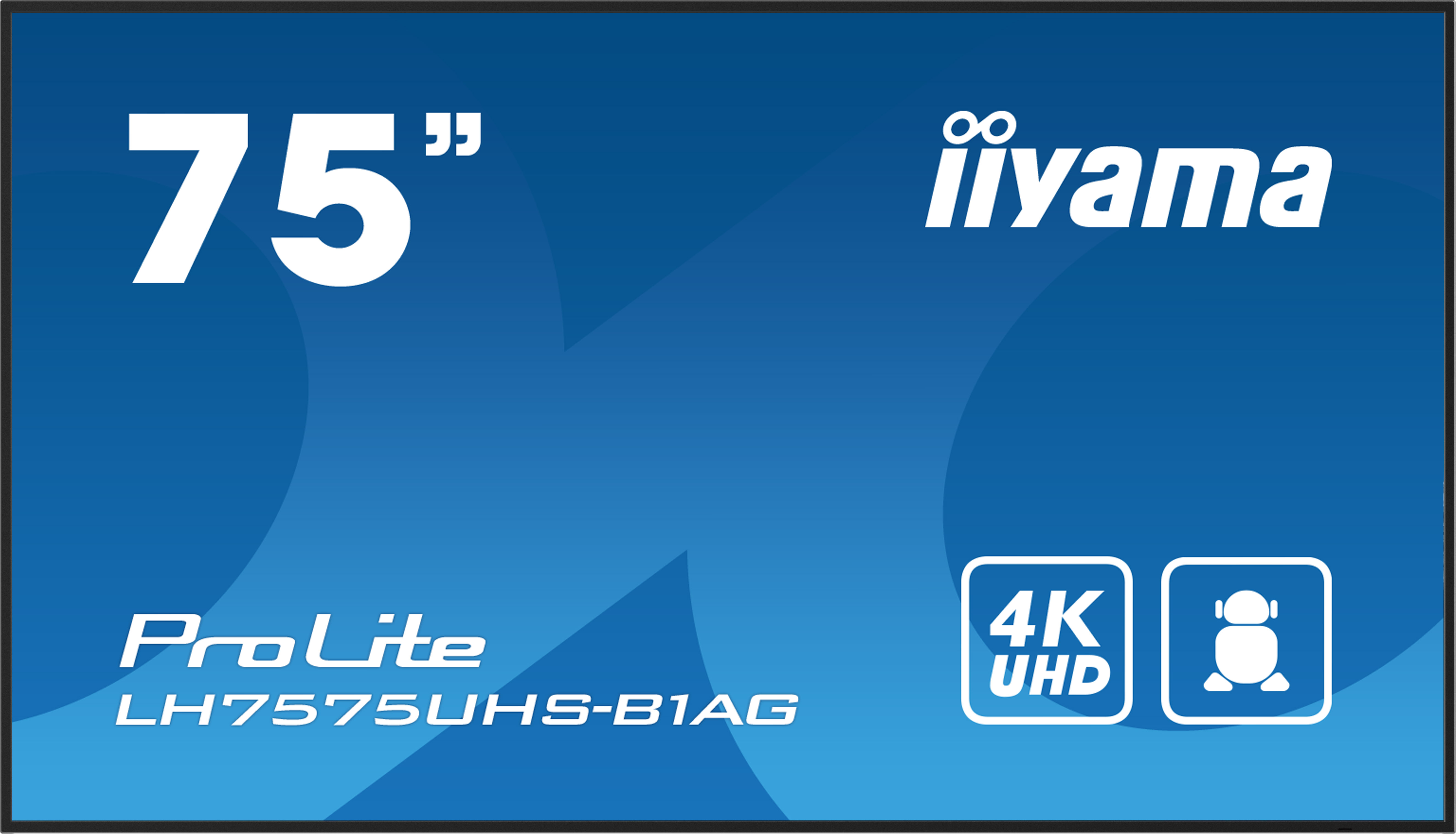 iiyama ProLite LH7575UHS-B1AG - 75 Zoll - 500 cd/m² - 4K - Ultra-HD - 3840x2160 Pixel - 24/7 - Android - Display - Schwarz
